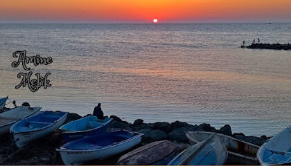 Beautiful sunset, from the waterfront of Bou Ismail