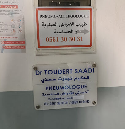 CABINET DE PNEUMOLOGIE & ALLERGOLOGIE & SOMMEIL Dr S. TOUDERT – TAZMALT