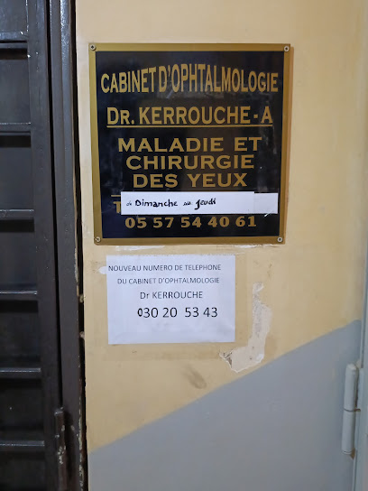 Cabinet d&rsquo;ophtalmologie Dr KERROUCHE-A