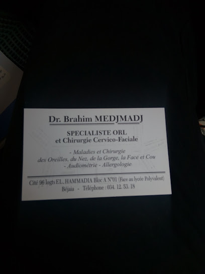 Dr Brahim MEDJMADJ