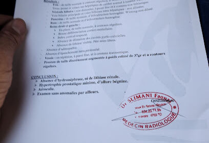 Dr Slimani Echographie et Scanner