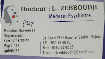 Dr. ZEBBOUDJI (Psychiatre)