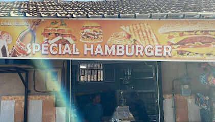 Fast food Tibouche special hamburger