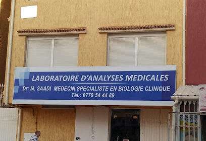 Laboratoire d&rsquo;analyse médicale – Dr SAADI.M