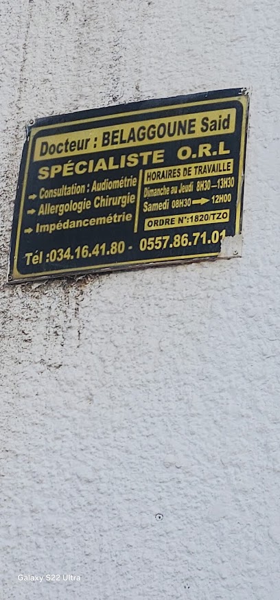 ORL DR BELAGGOUNE SAID