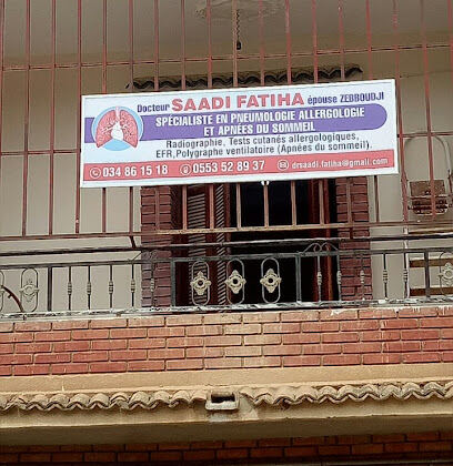 PNEUMOLOGUE Dr SAADI. FATIHA
