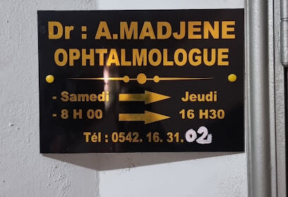 Cabinet d’ophtalmologie dr MADJENE A