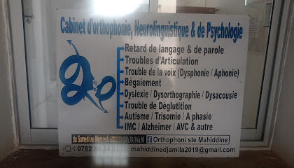 Cabinet d’orthophonie et de psychologie Dr. Mahiddine