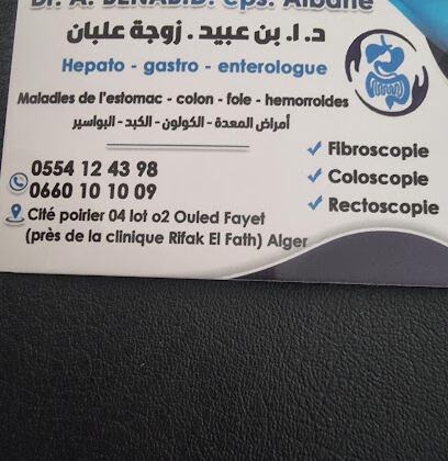 Cabinet Dr. A. Benabid ep Albane Hépato – Gastro-entérologue