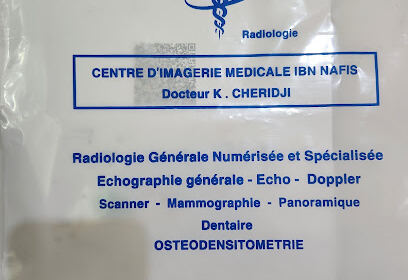 Centre d’imagerie Médicale Ibn Nafis DR.Cheridji