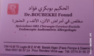 Dr Boubekri fouad