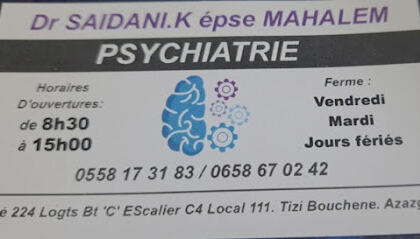 Dr saidani psychiatre