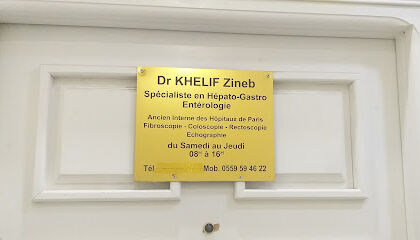 Hépato-Gastro-Enterologue Dr khelif zineb