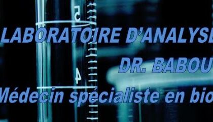laboratoire d&rsquo;analyses médicales Dr Babou