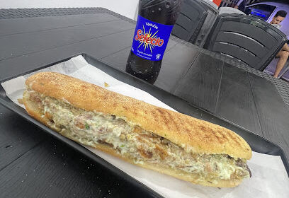 Le bleu (poulet rôti et sandwich)