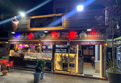 Marina glace and pizza