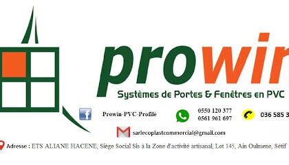 PROWIN Profilé en PVC