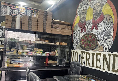 Two friends pizza shop