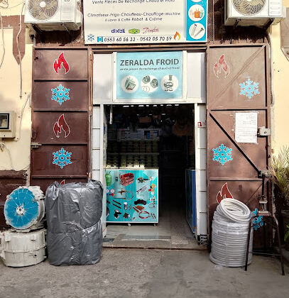 Zeralda froid, vente pièces chaud et froid