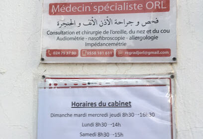 Cabinet ORL Dr REGRADJ Nassim