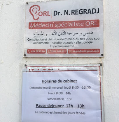 Cabinet ORL Dr REGRADJ Nassim