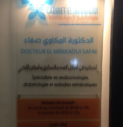 Cabinet d’Endocrinologie, Diabétologie & Maladies Métaboliques Dr. Safae El Mekkaoui
